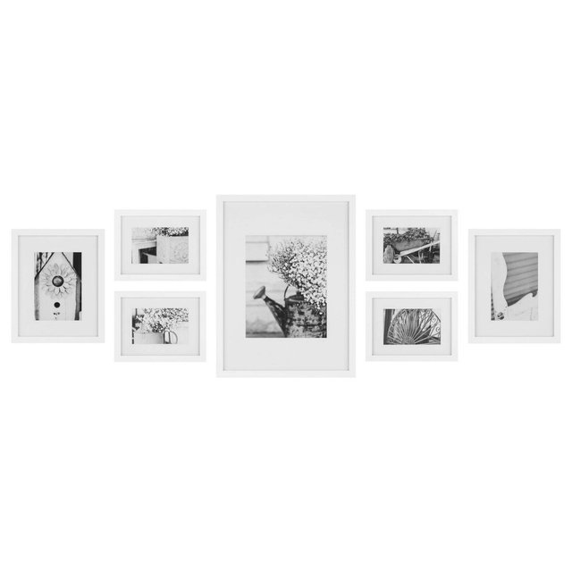 Gallery Perfect Photo Frames Gallery Wall Kit White