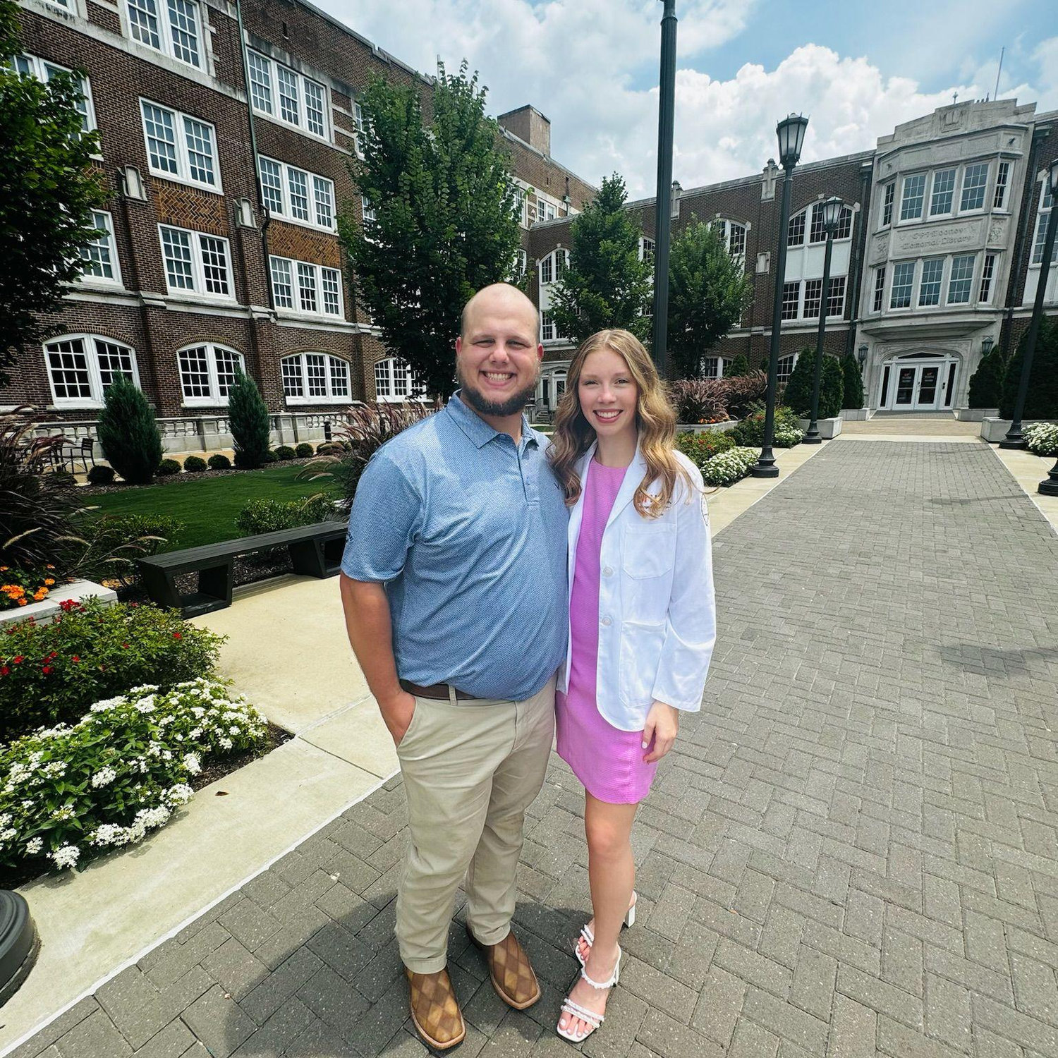 Hailee's white coat ceremony