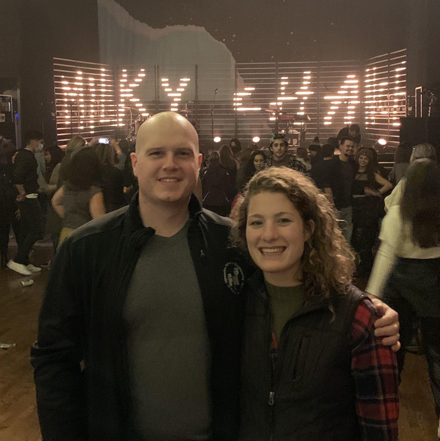 at one of our first concerts together, Milky Chance at the Turner Hall Ballroom in Milwaukee