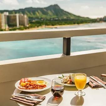Breakfast and Coffee with a view!