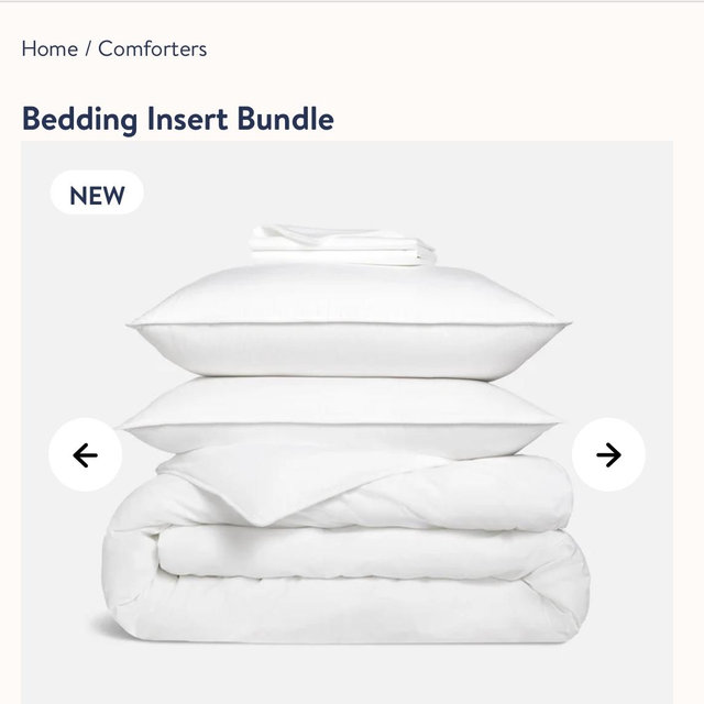 King Sized Bedding Insert Bundle