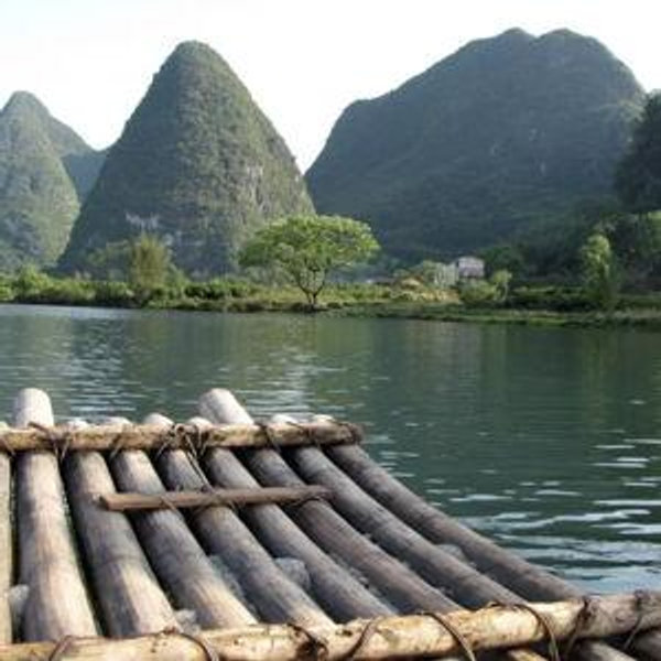 DIY Bamboo Raft Experience at Twin Lakes Phillipines