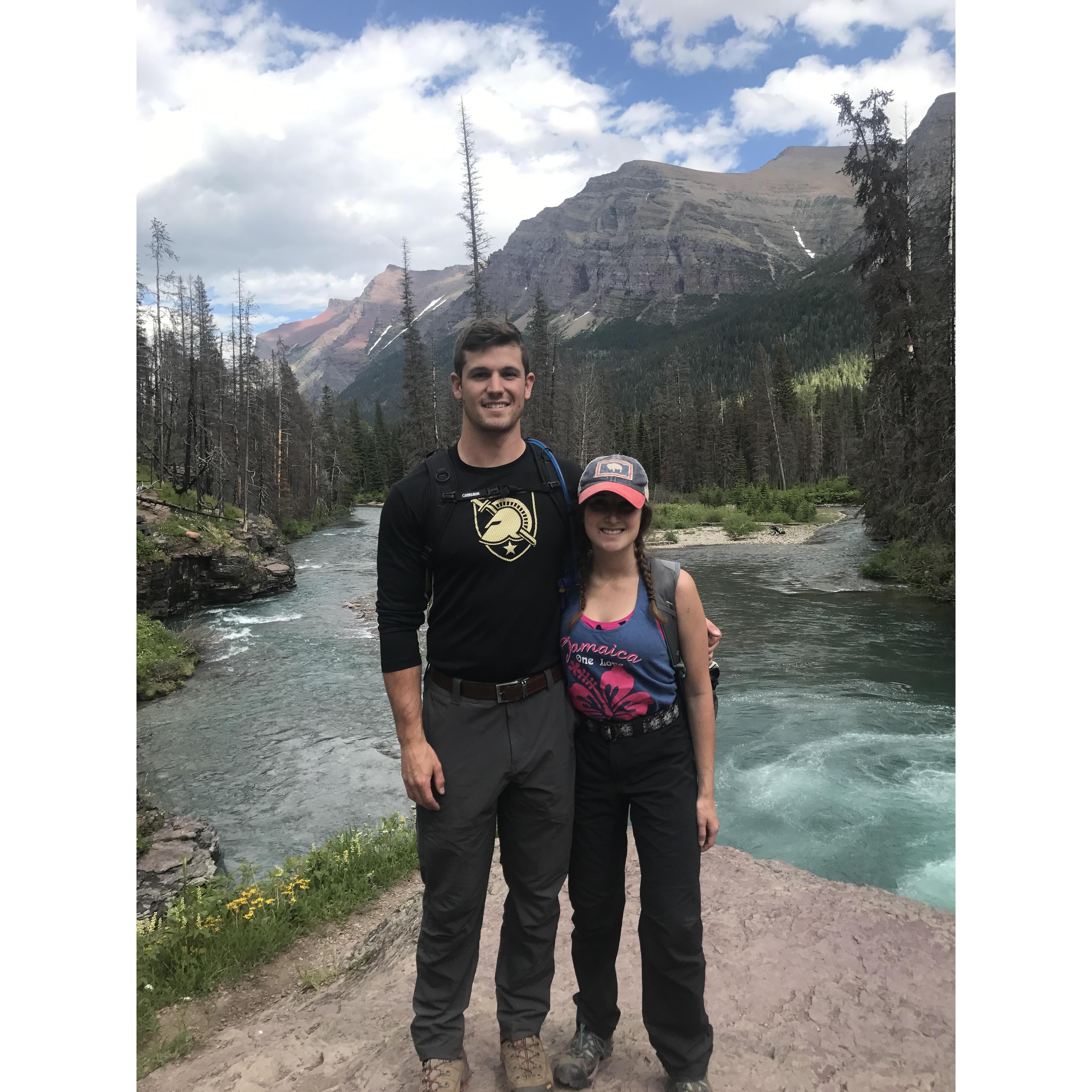 Glacier National Park. Taken during our trip to Wyoming and Montana after West Point graduation.