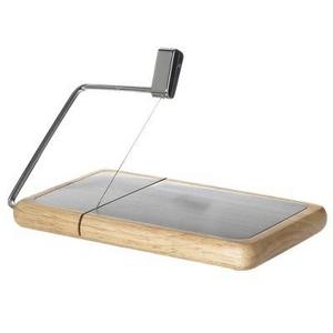 Prodyne - Wood and Metal Cheese Tray with Slicer
