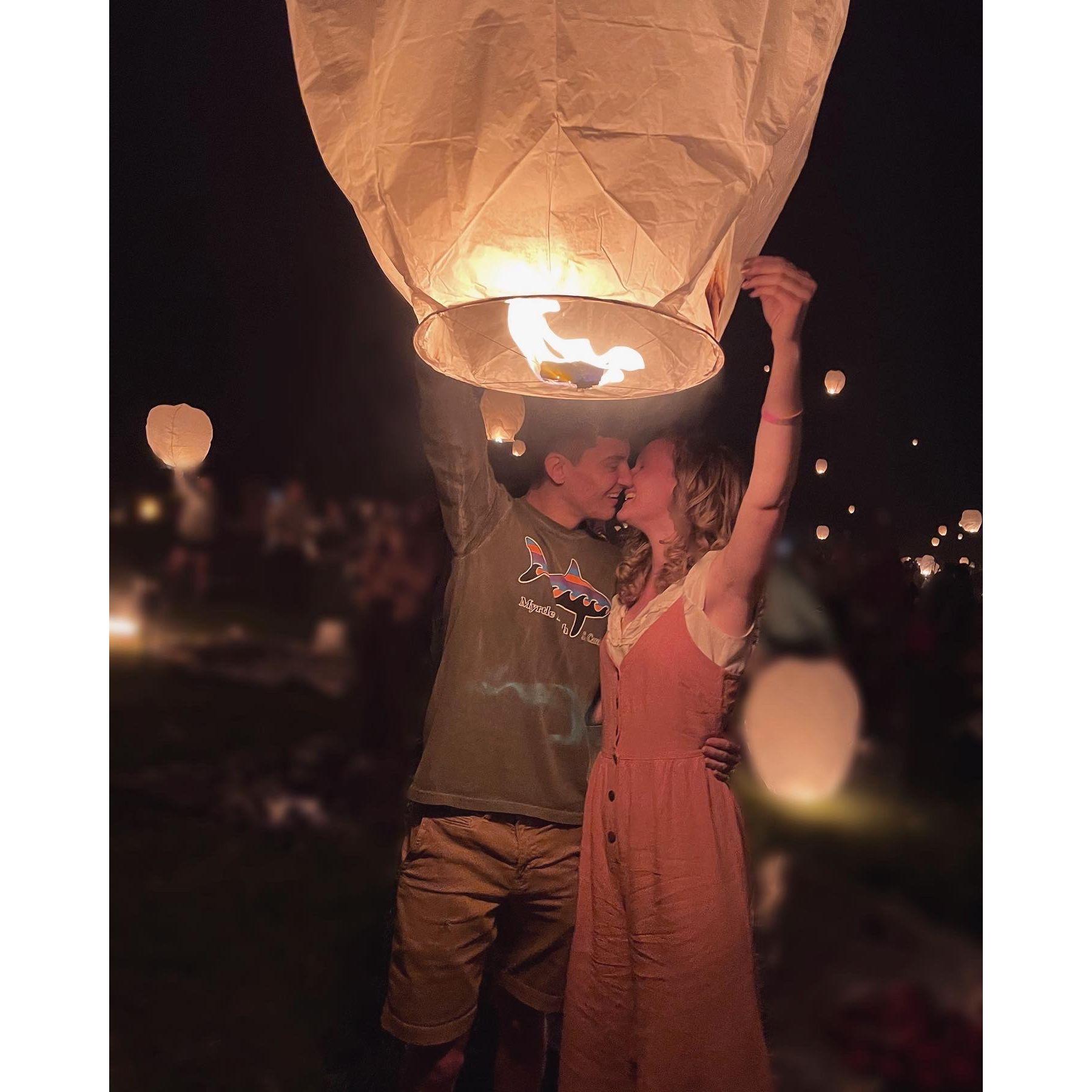 Summer 2021 we attended a Lantern Festival in New Castle, Indiana. It has been our favorite date so far!