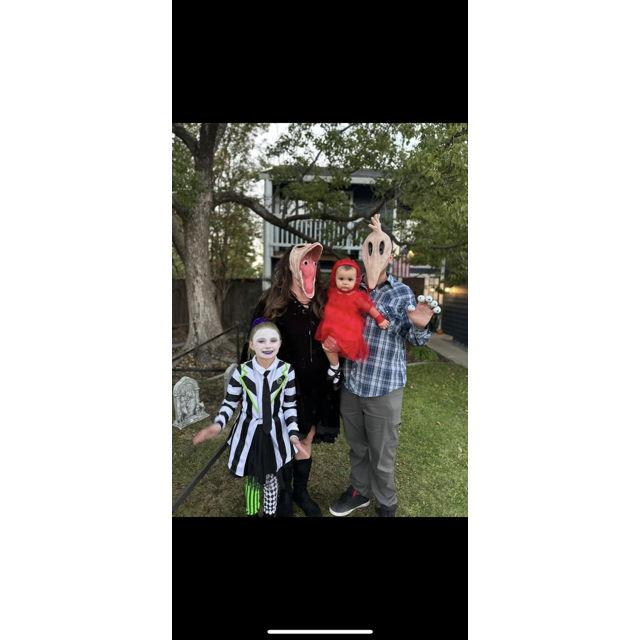 Dressing up as a family Halloween costume together