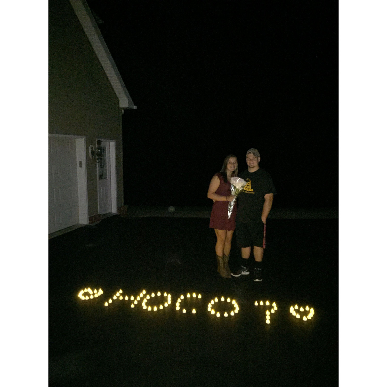 The first time Mackenzie was ever asked to a school dance!