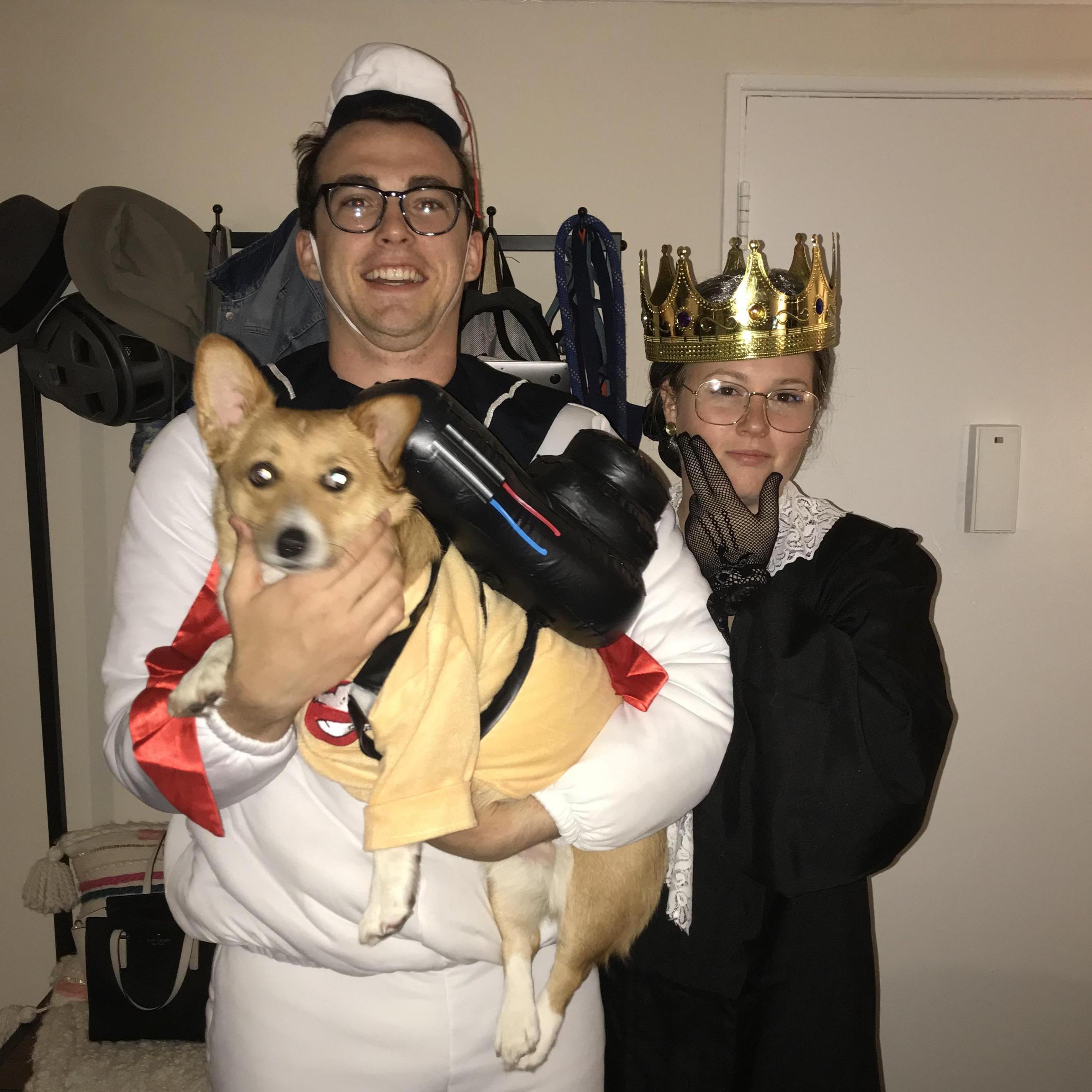 Halloween as ghostbusters and the Notorious RBG!