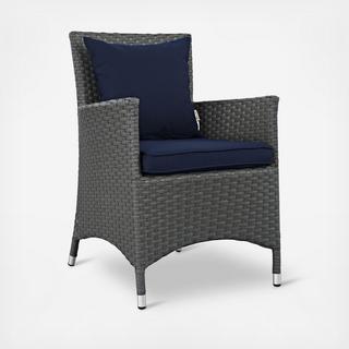 Sojourn Outdoor Sunbrella Dining Armchair