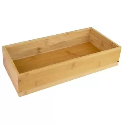 Bamboo 6-Inch x 12-Inch Drawer Organizer