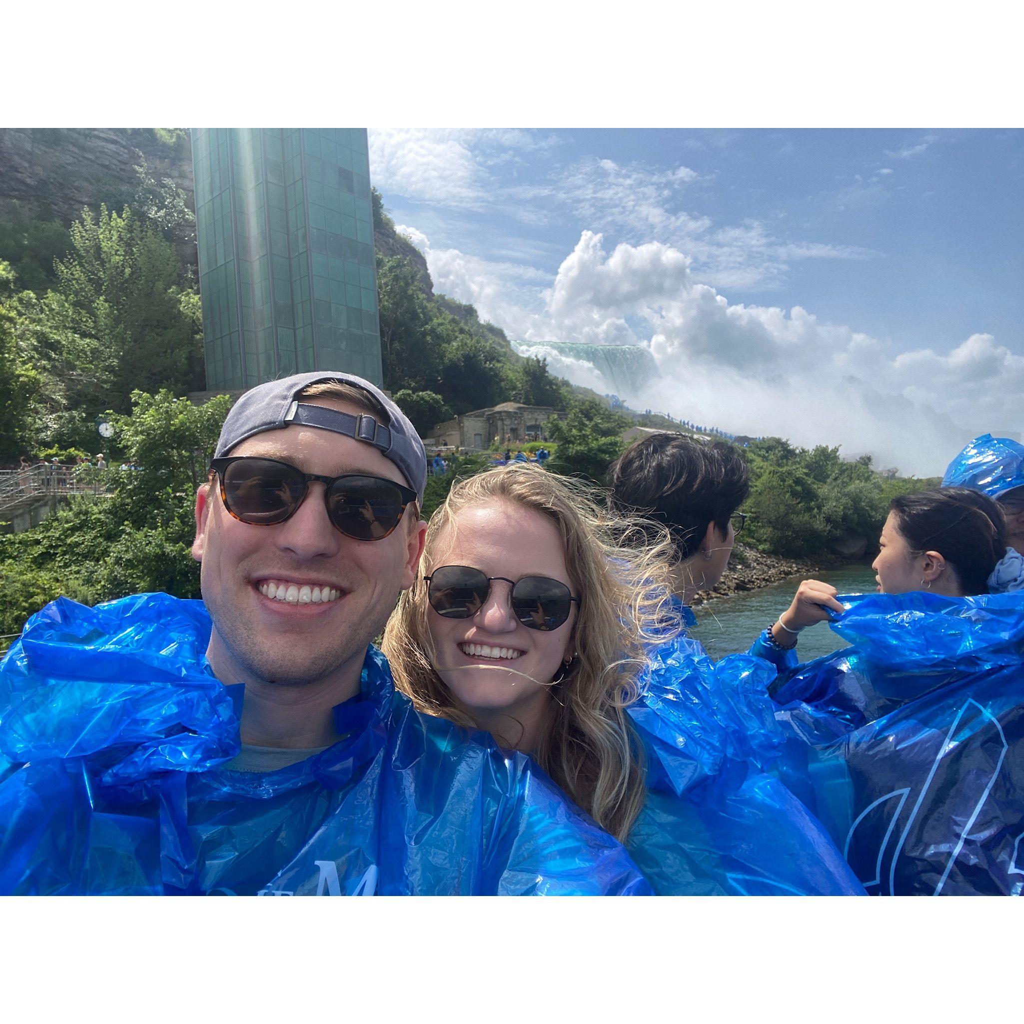 Living our Jim and Pam moment at Niagara Falls