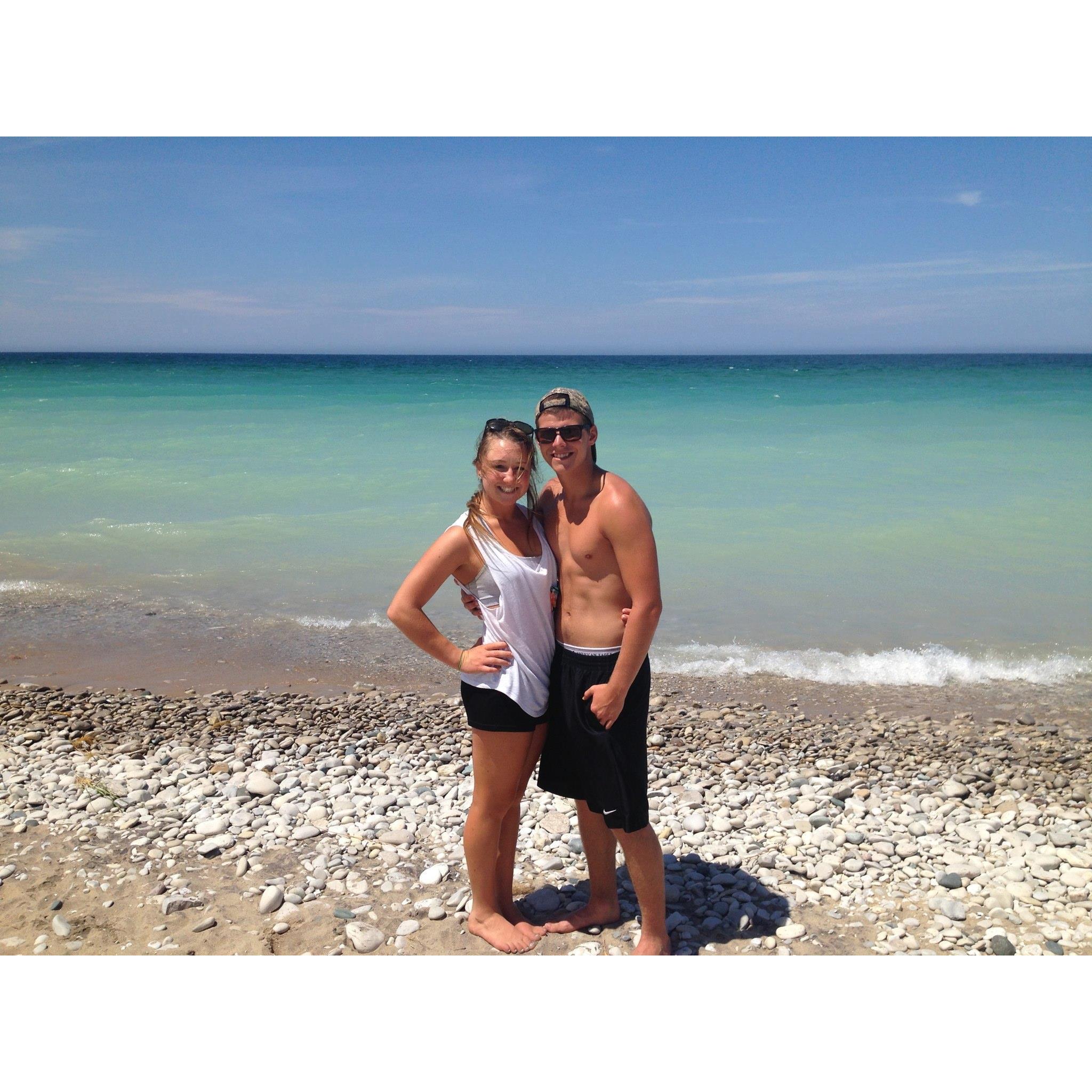 Summer 2014 - Matt's first trip to Northern Michigan with Chloe