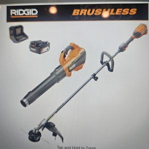 18V Brushless 14 in. Cordless Battery String Trimmer and Leaf Blower 2-Tool Combo Kit with 4.0 Ah Battery and Charger