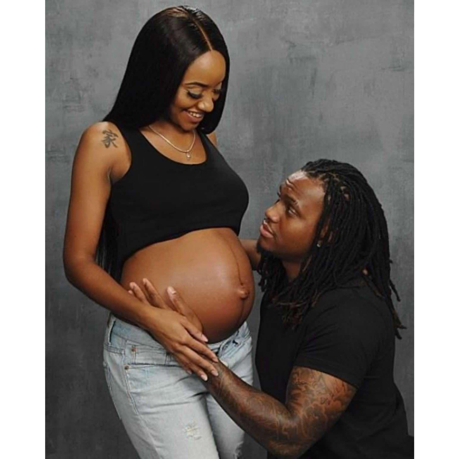 We thought it was just a food baby… turns out, it's a real one. Baby #1 loading—ready or not!