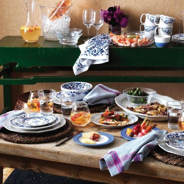 Le Panier White/Delft Ramekin
