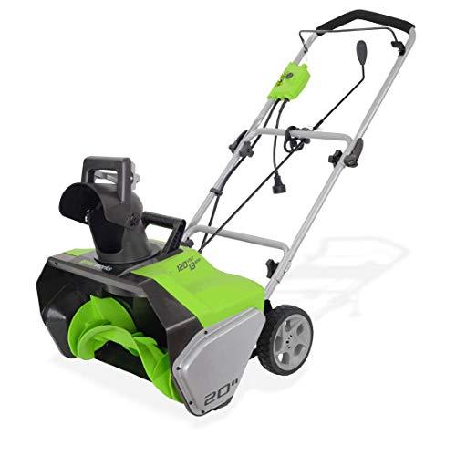 Greenworks 20-Inch 13 Amp Corded Snow Thrower 2600502