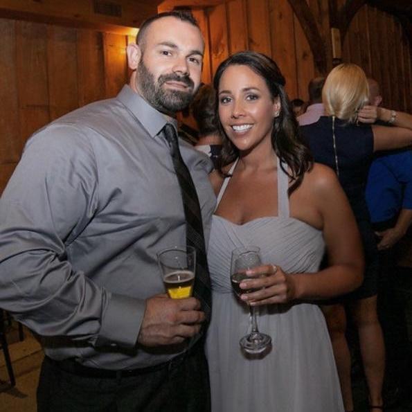 Our first wedding together, 2018
