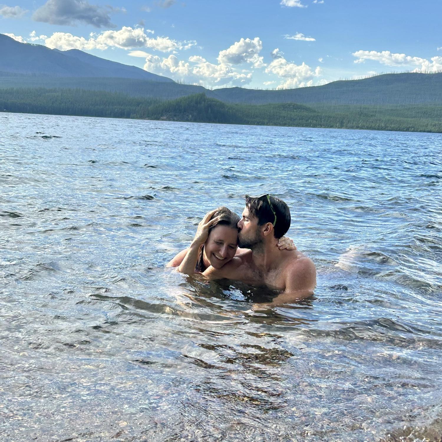 Lake McDonald love birds