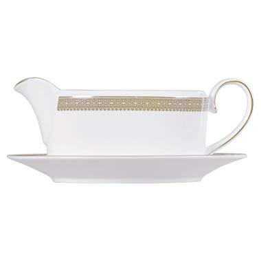 Wedgwood Vera Wang Vera Lace Gold Gravy Boat