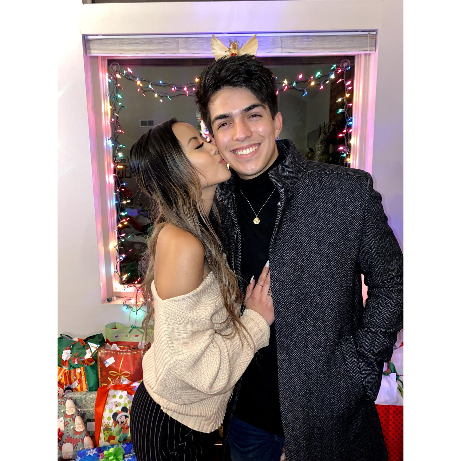 December 24, 2019 - Michelle's first Christmas party with Nathen's family!