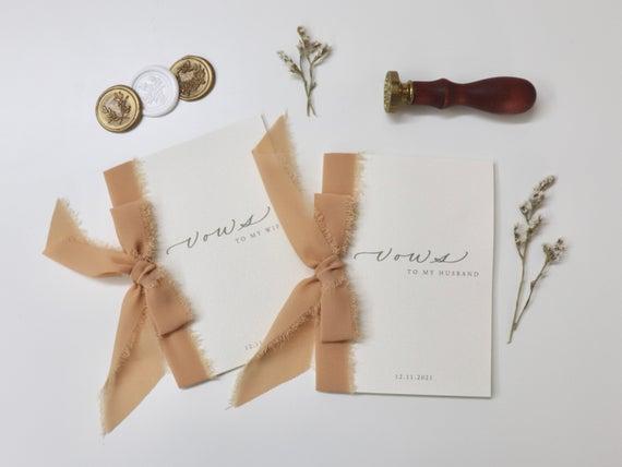 Etsy Vow Books