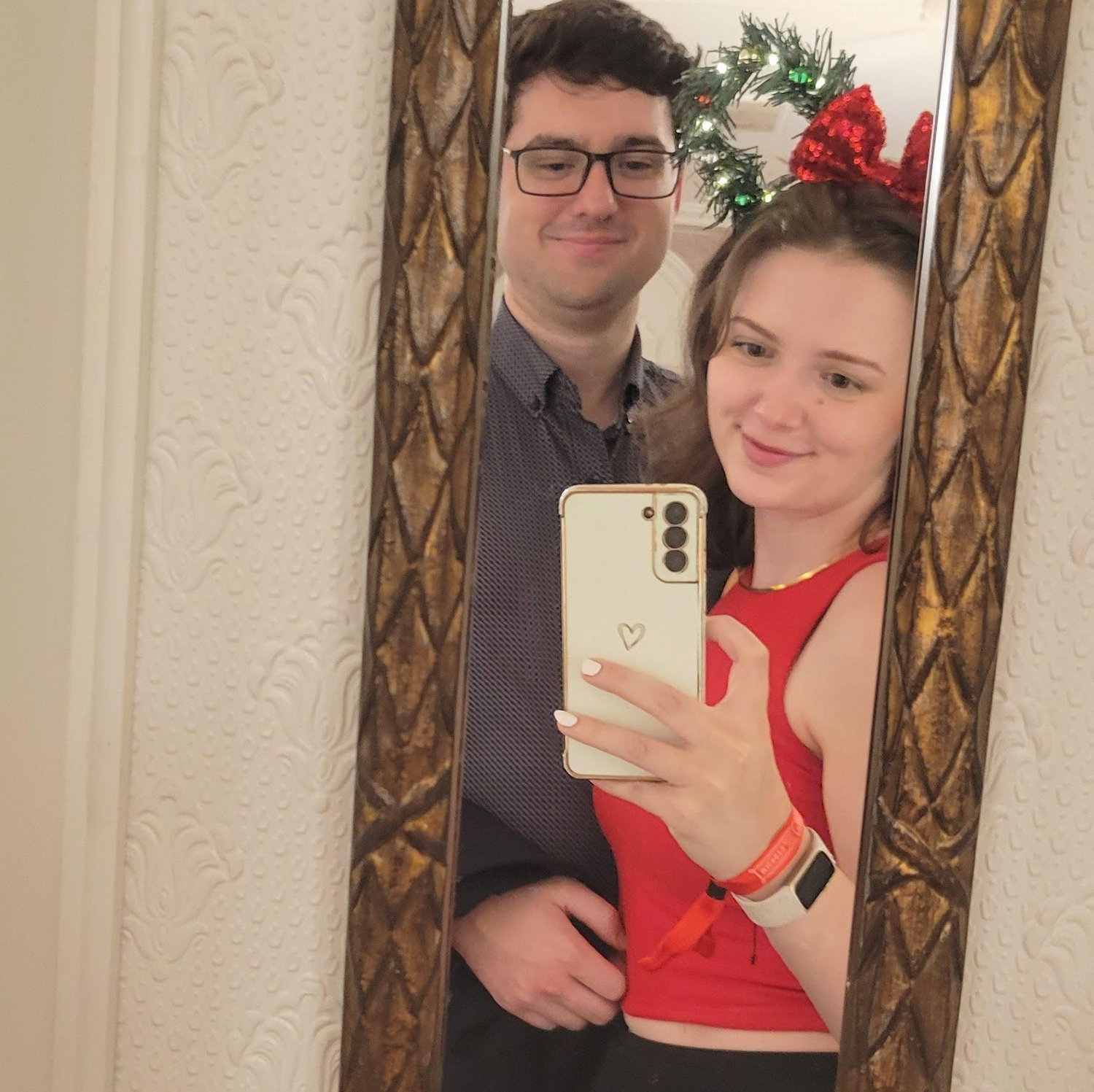 She stole his tradition, and made it theirs. Disney World Christmas Party - 2025