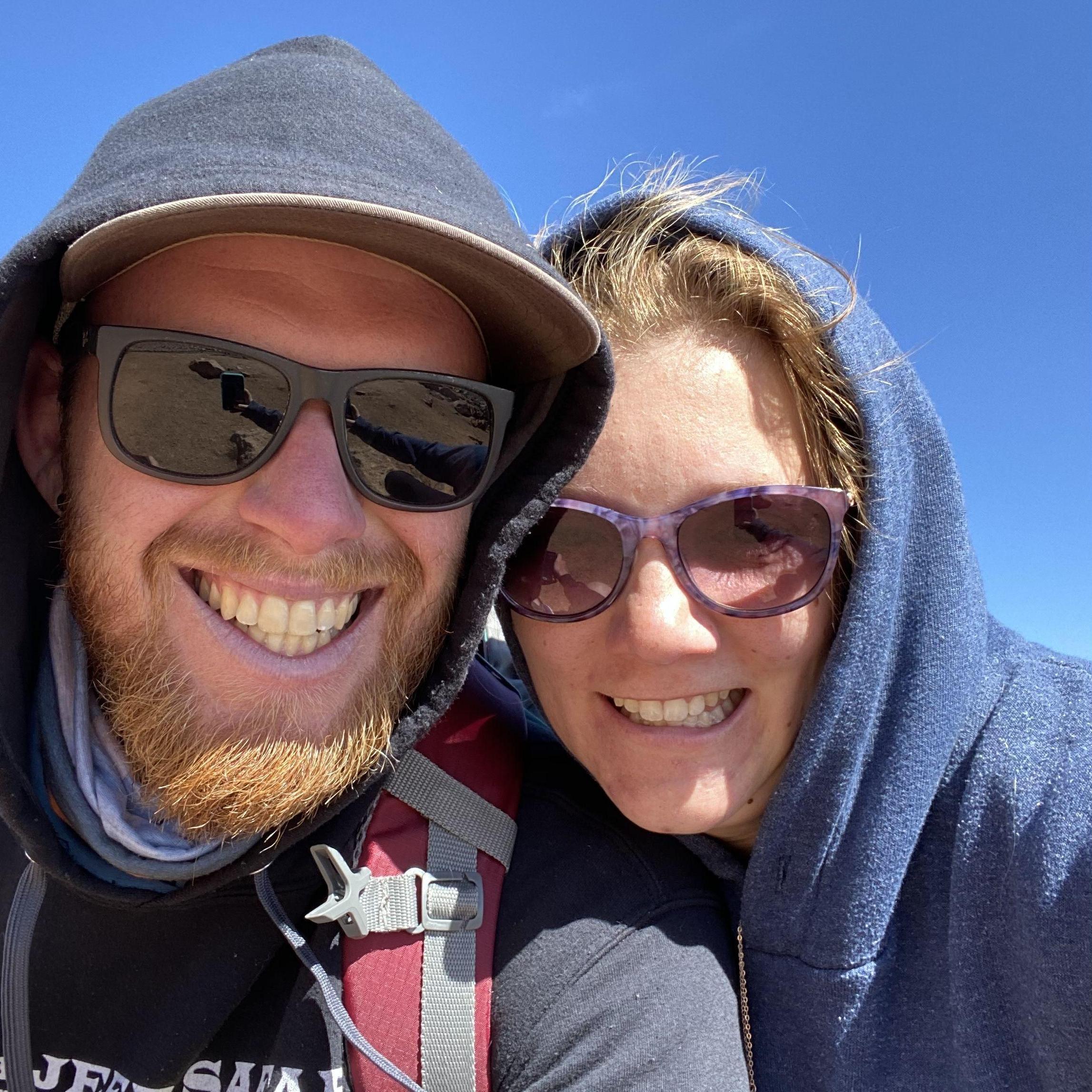 Our first adventure together in Colorado. I was a bit nervous to get on a plane with him so early (6 months), but at least he didn't murder me!