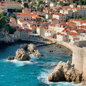 Honeymoon Lunch in Dubrovnik, Croatia