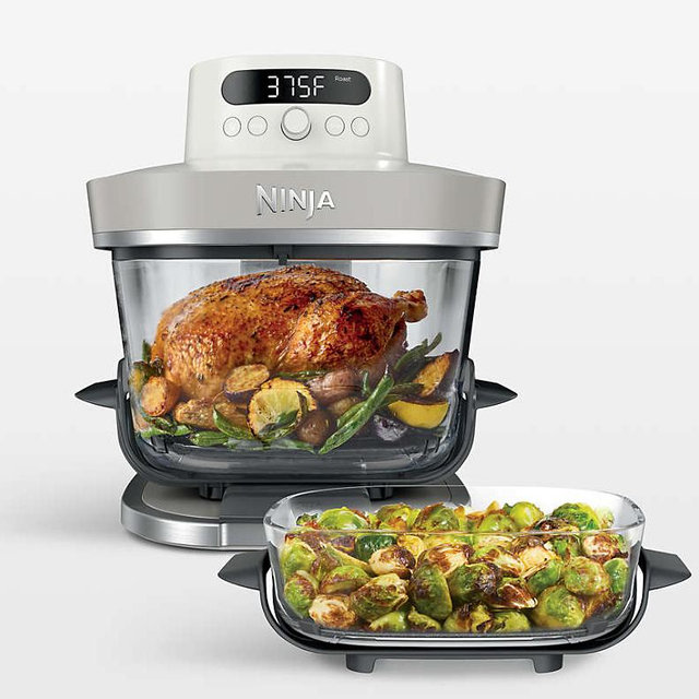 Ninja ® Crispi™ Pro Glass Air Fryer Cooking Station in Bone White