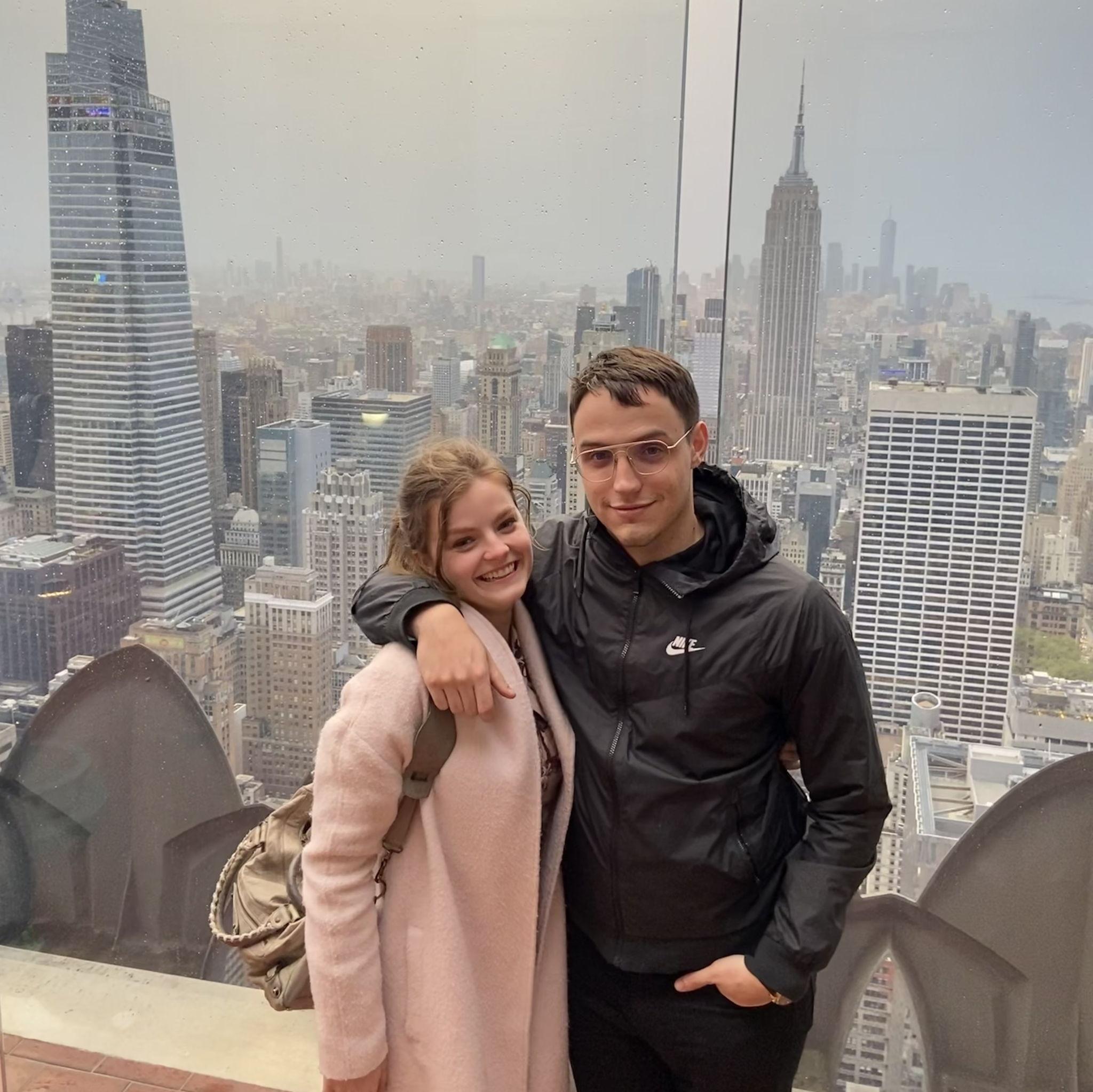 This was Eli's graduation weekend, and the first time Zoe met his whole family.