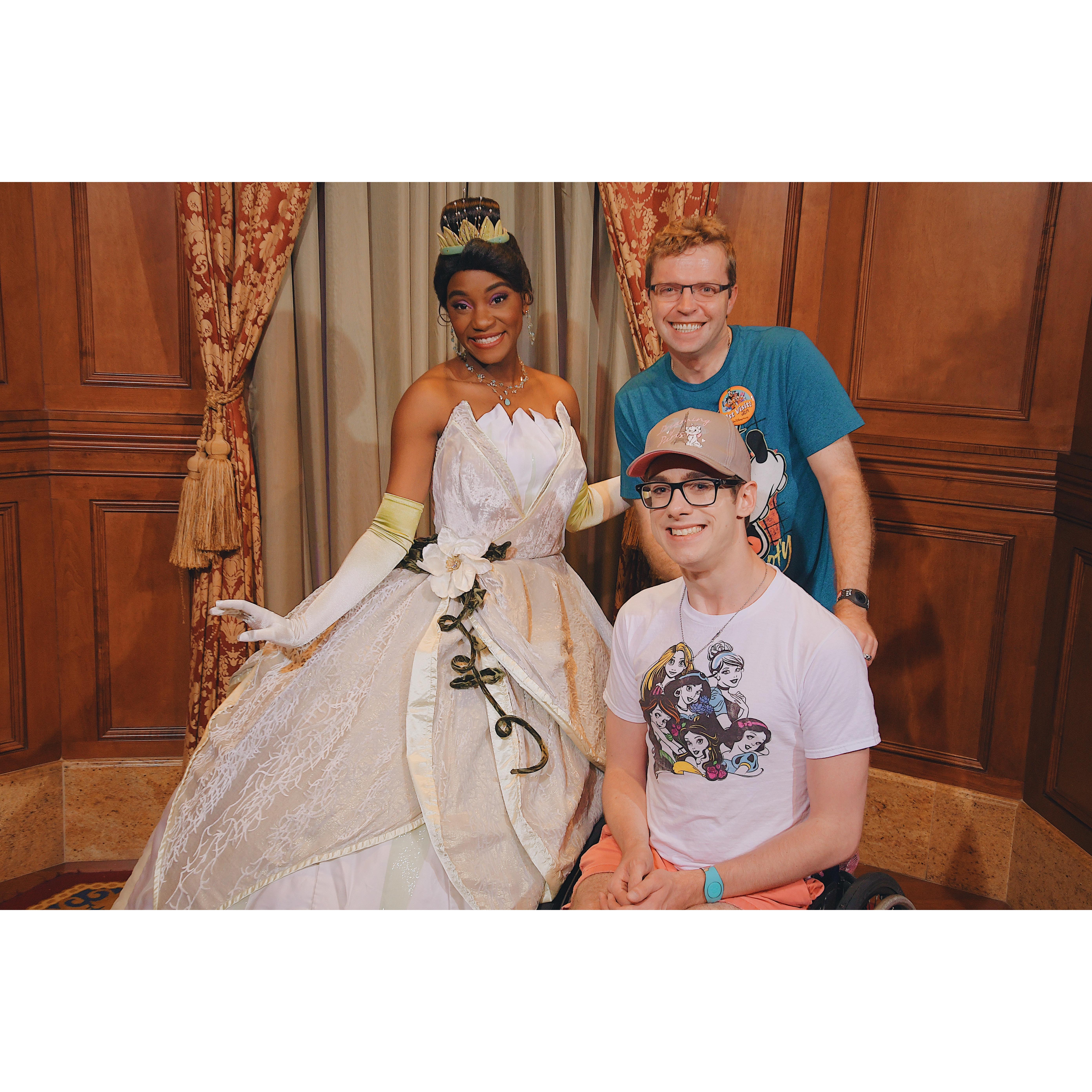 Tiana invited us over for some beignets!
