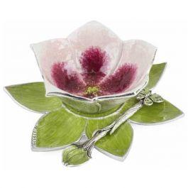 Pale Peach Blossom Honey Dish By: Quest
