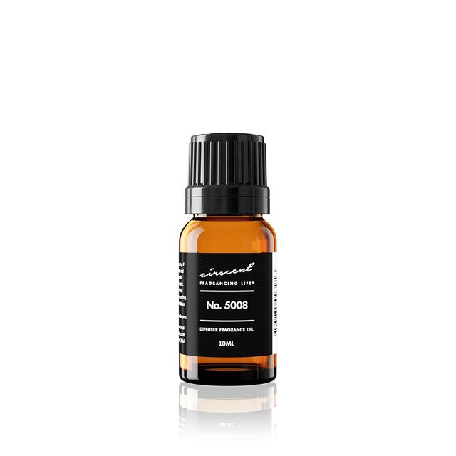 AirScent Diffuser Oil Inspired by Tobacco Vanille Perfume - No. 5008 Perfume Dupe - Fragrance Oil Blend for Ultrasonic and Waterless Diffusers and Crafting - 10 ml, .34 fl oz Glass Bottle with Dropper