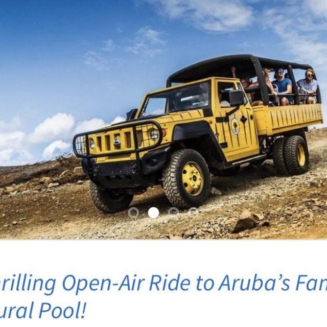 Excursion to Arubas nautual pool!
