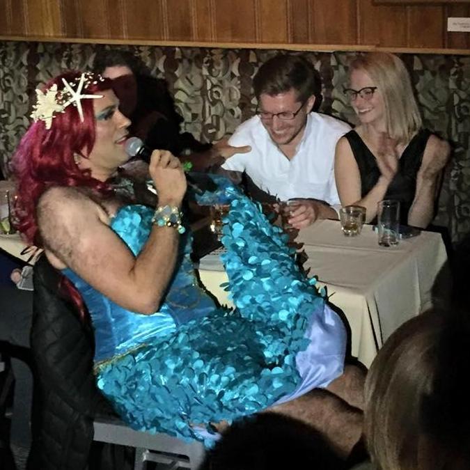 Geoff and I were doing a show with Dito AKA "Martha GrahamCracker" so we went to see him LIVE! It was a blast!