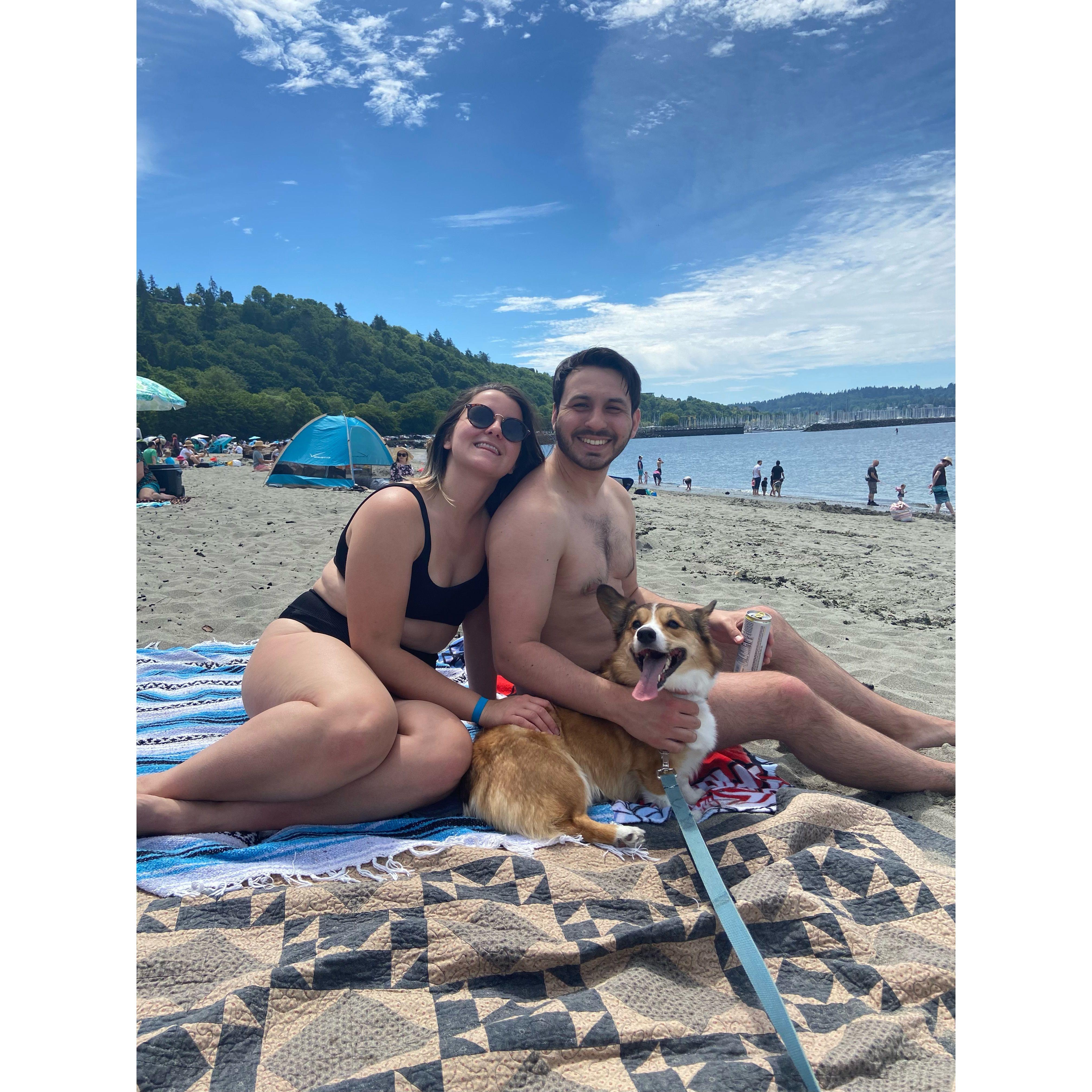 July 2021, a perfect summer day at Golden Gardens park.