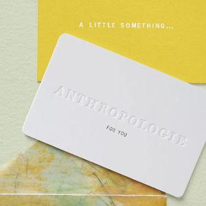 Anthropologie Gift Card (Classic)
