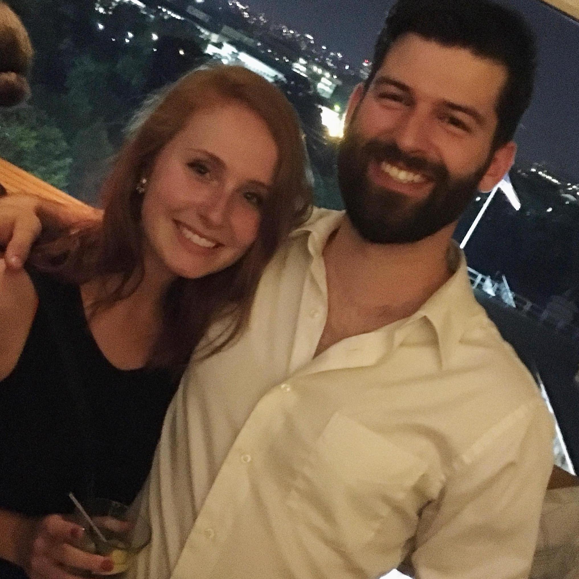 One of our first dates in Washington, DC.