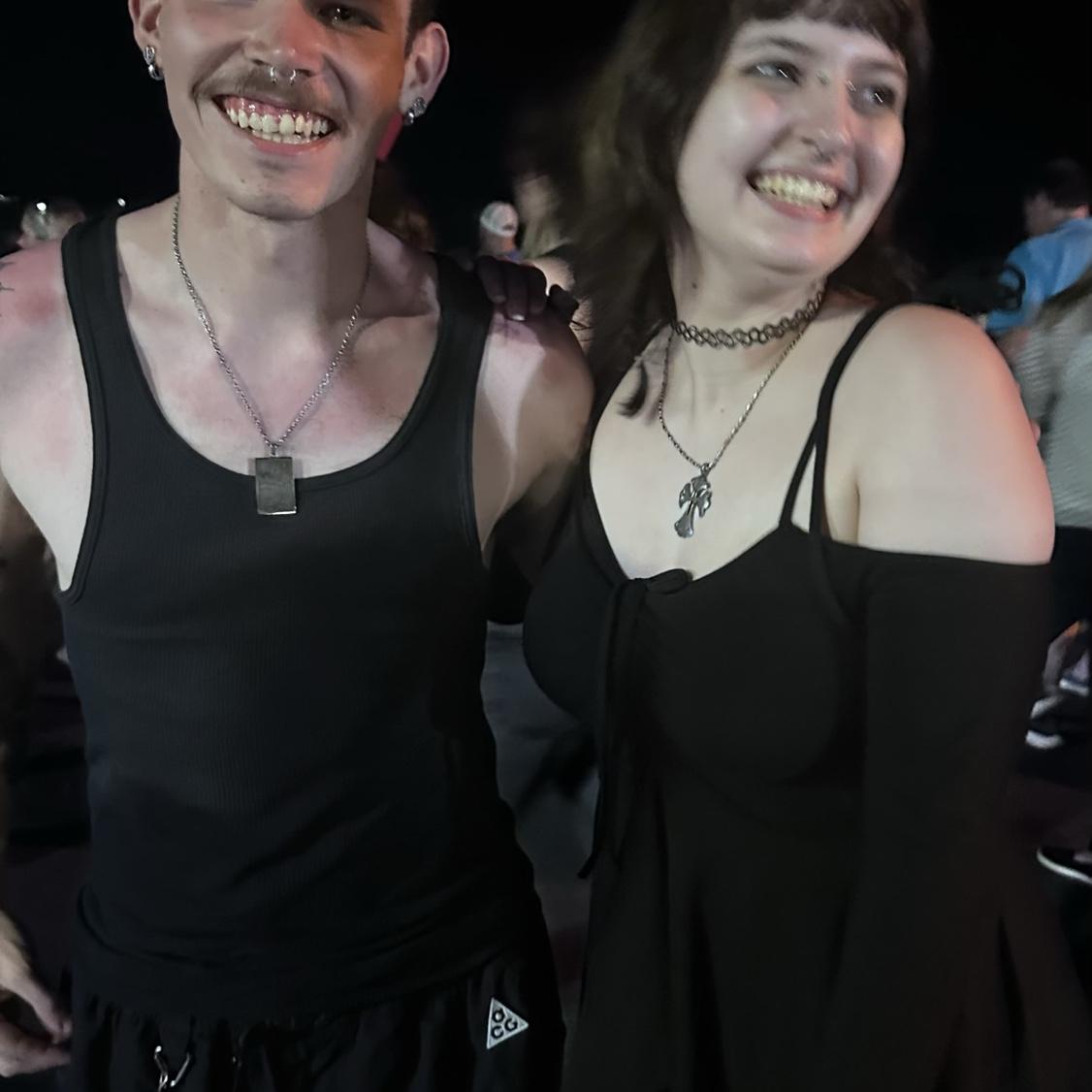 Our first concert together! #Weezer