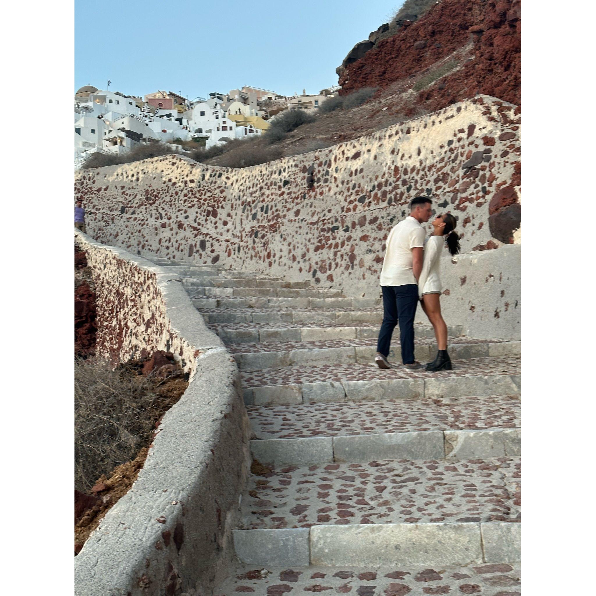 Falling deeper in love in Santorini, Greece!