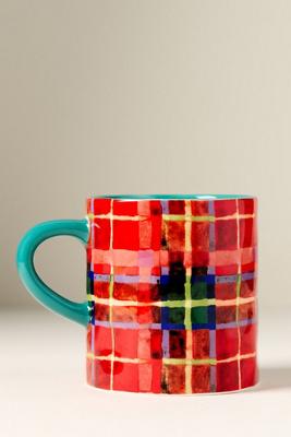 Tartan Stoneware Mug
