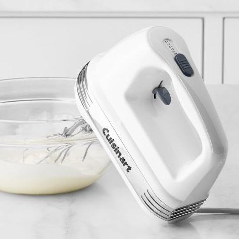 Cuisinart HM-3 Power Advantage 3-Speed Hand Mixer, White