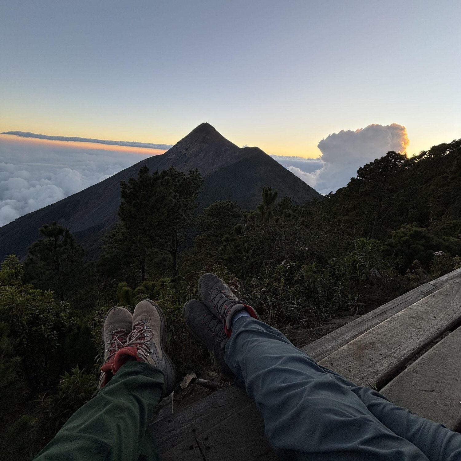 Another view from the Guatemala volcano hike