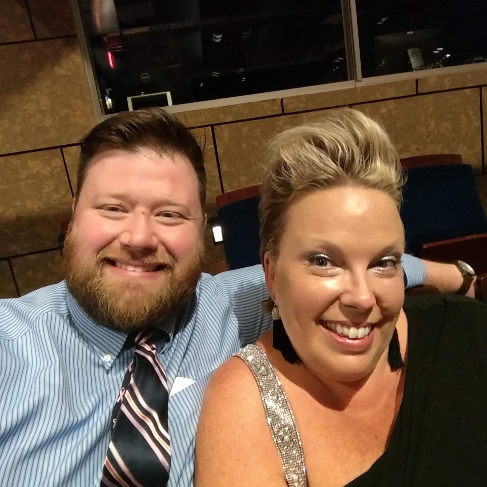 Date night at the theatre--getting ready to watch Come From Away at the Dr. Phillips Center.
