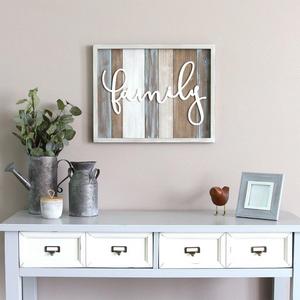 Family Wood Wall Décor