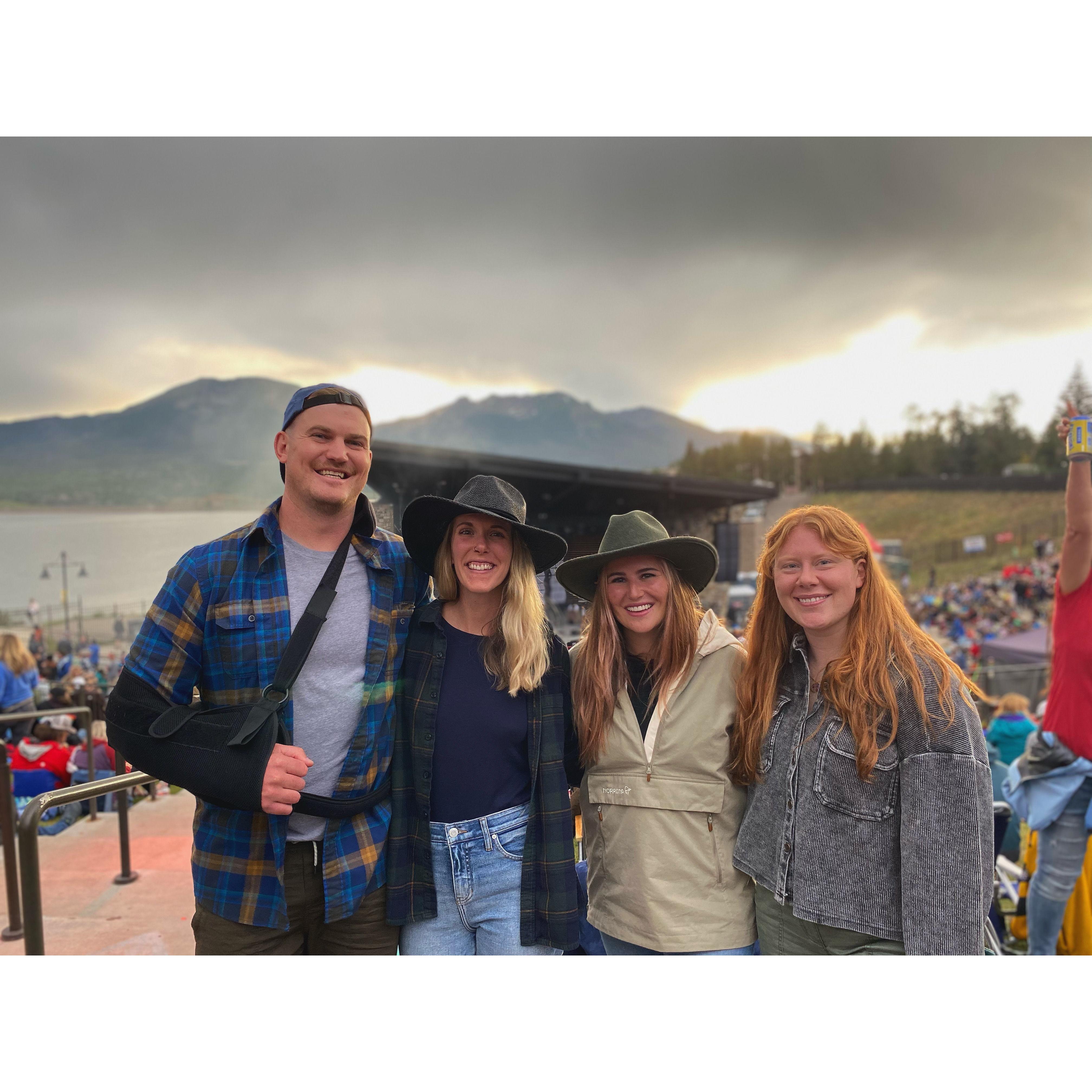 Trampled by Turtles concert w/ the girls