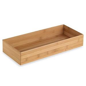 Bamboo 6-Inch x 15-Inch Drawer Organizer