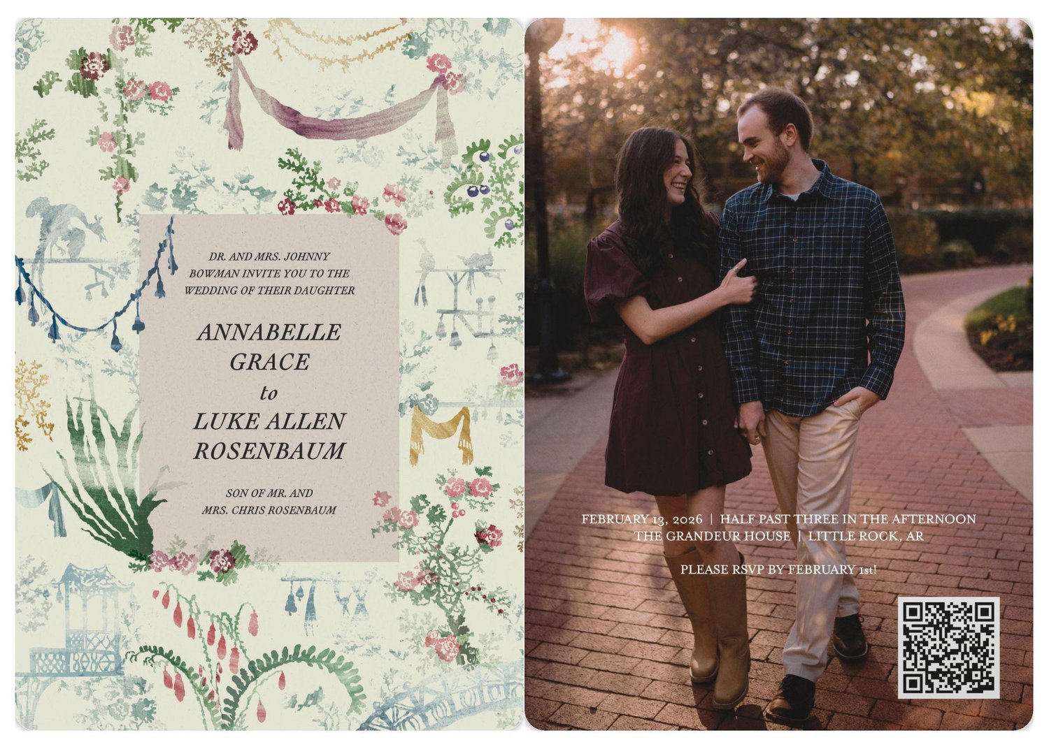 The Wedding Website of Annabelle Bowman and Luke Rosenbaum
