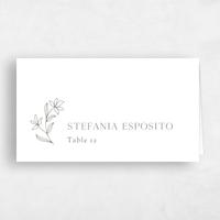 Green Wedding Place Card - Creston
