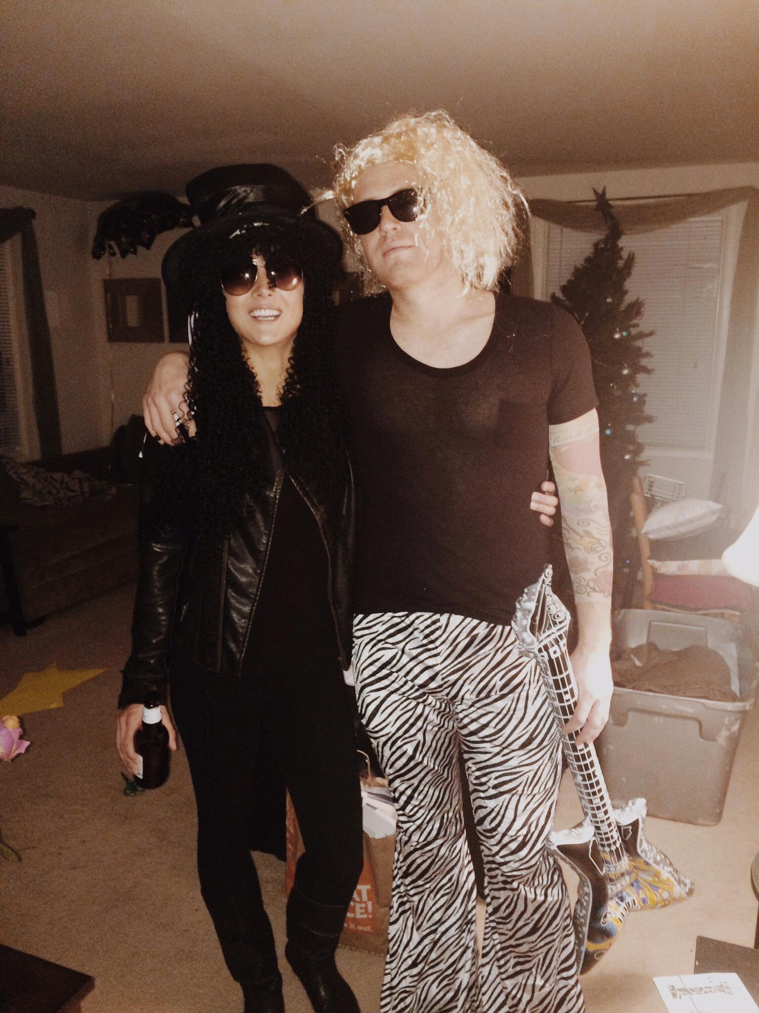 First Halloween together! Might also be the last time we dressed up together.